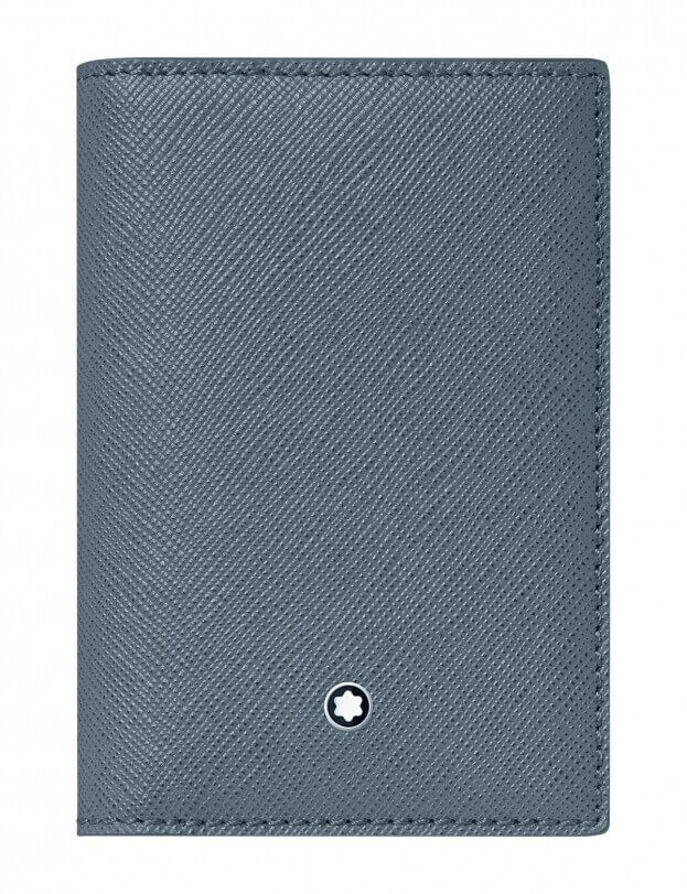 MONTBLANC Sartorial 4cc Denim Blue Card Holder