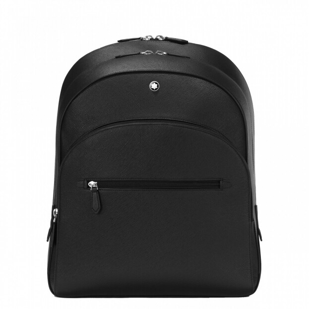 Montblanc Sartorial Backpack Large Black Μαύρο Δέρμα