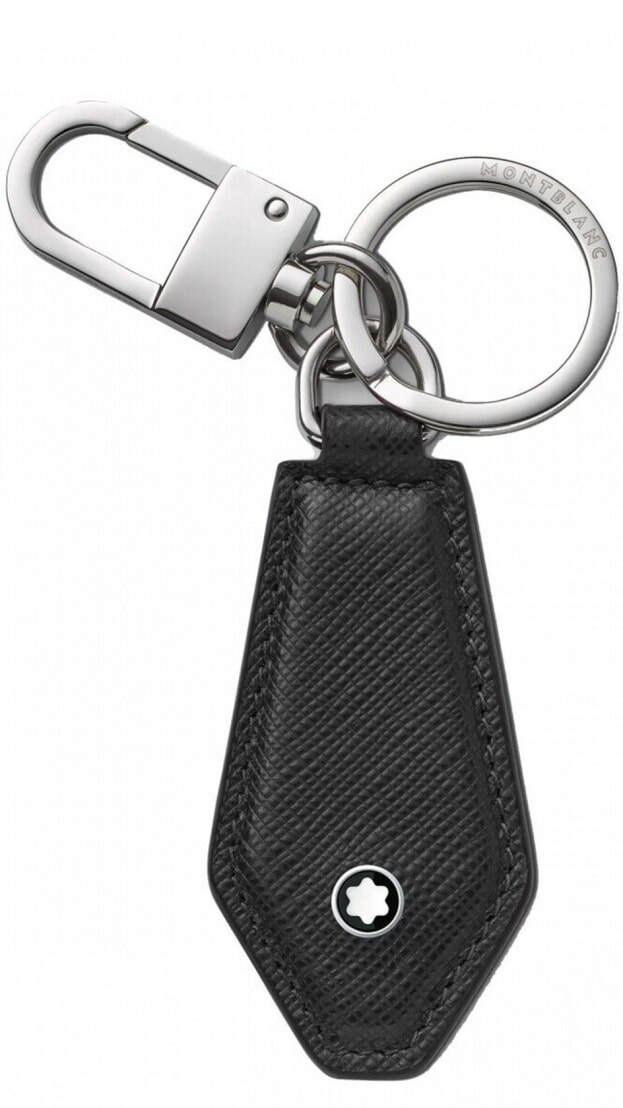 Montblanc Sartorial diamond shaped key fob black