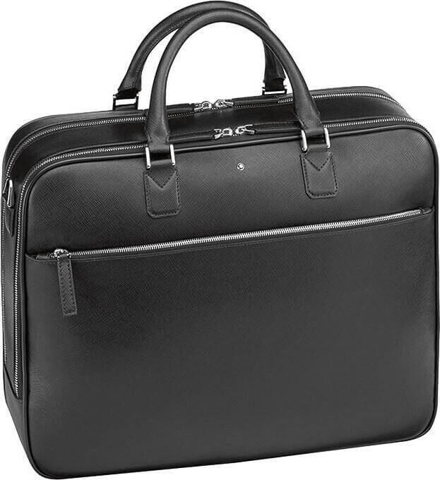 MONTBLANC Sartorial Document Case Large Black Μαύρο Δέρμα
