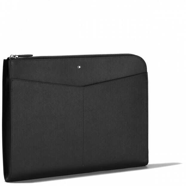 Montblanc Sartorial Portfolio Τσάντα Φάκελος Μαύρο Δέρμα