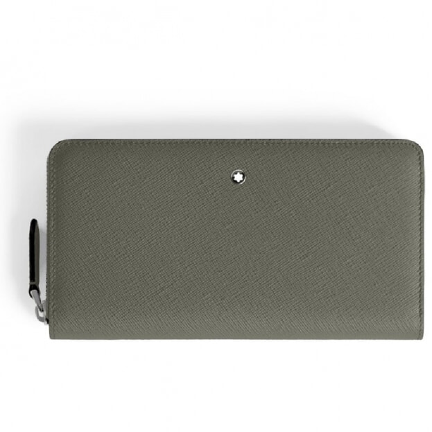 Montblanc Sartorial Πορτοφόλι Με Φερμουάρ 12cc Γκρι