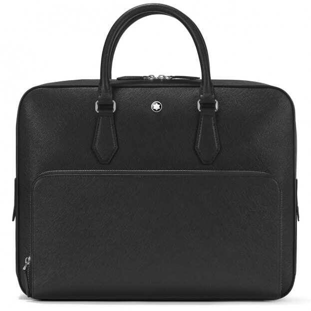 Montblanc Sartorial Τσάντα Χαρτοφύλακας Μαύρο Δέρμα Medium