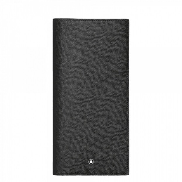 Montblanc Sartorial Wallet 12cc with View Pocket Black Leather