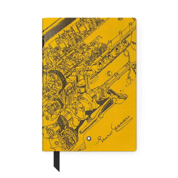 Montblanc Notebook Great Characters Enzo Ferrari Giallo Modena Leather A5 Yellow