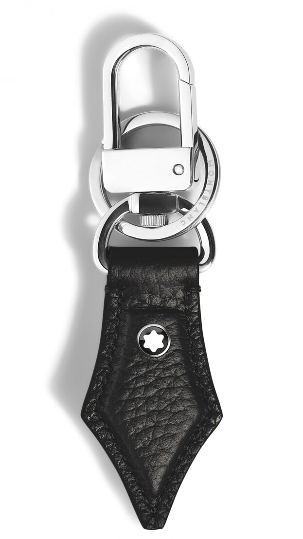 Montblanc Soft Grain Key Holder Leather Black