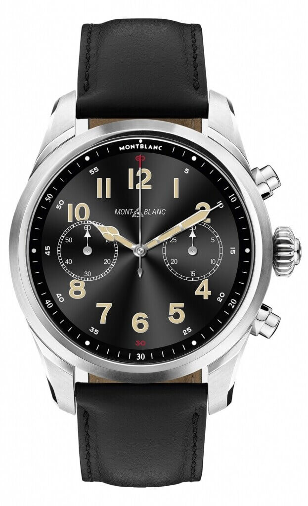 Montblanc Summit 2+ Smartwatch 43.5 mm Μαύρο Καντράν Unisex Ρολόι