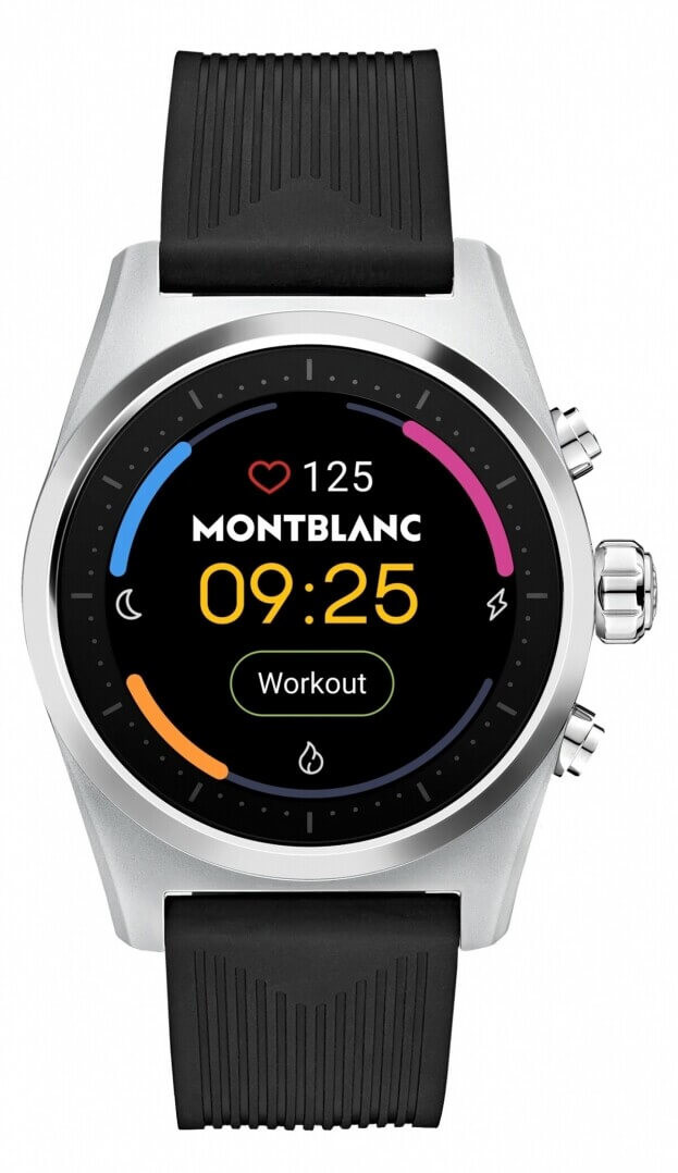 Montblanc Summit Lite Smartwatch 43 mm Black with Rubber Strap Unisex Watch