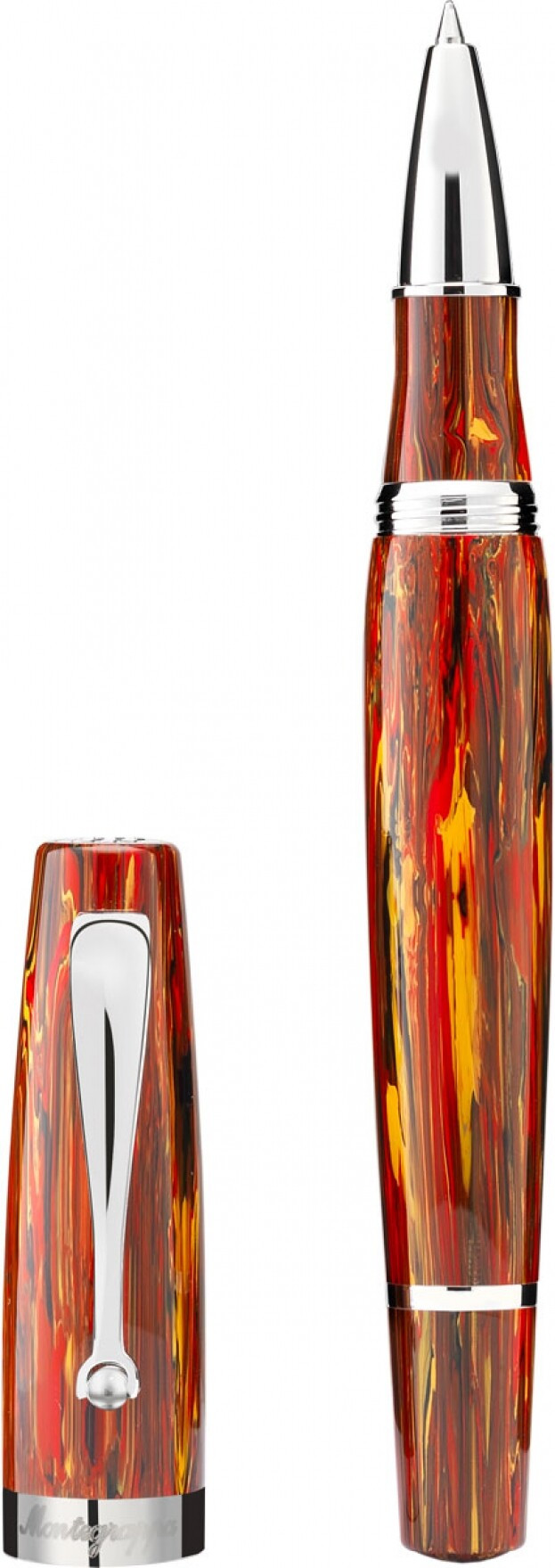 MONTEGRAPPA MIA Rollerball Pen Flaming Heart