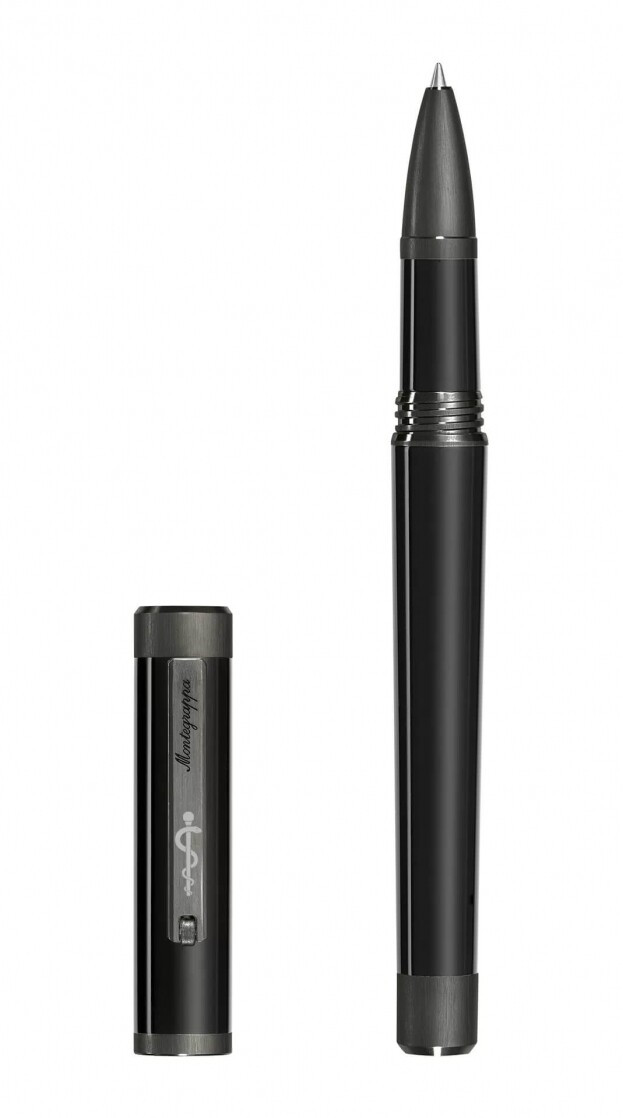 MONTEGRAPPA ZERO MEDICAL ROLLERBALL PEN ULTRA BLACK