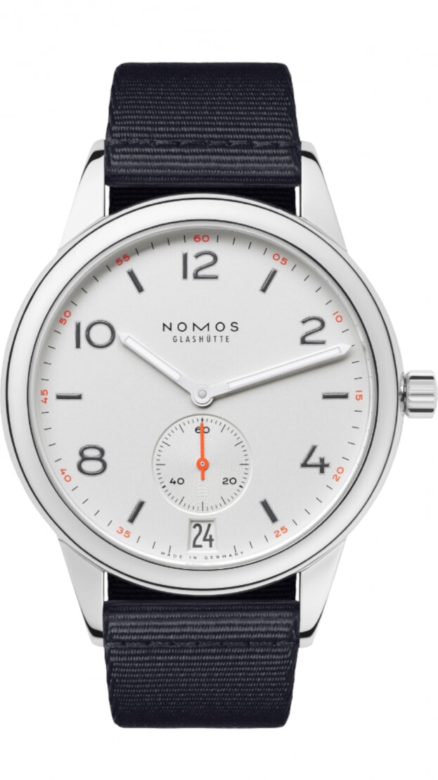 NOMOS GLASHÜTTE Club Automatic 41.5mm λευκο καντραν