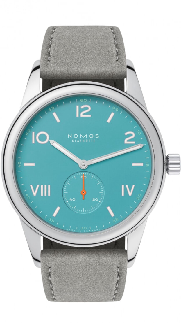 NOMOS Glashütte Club Campus 38 endless blue 38.5mm