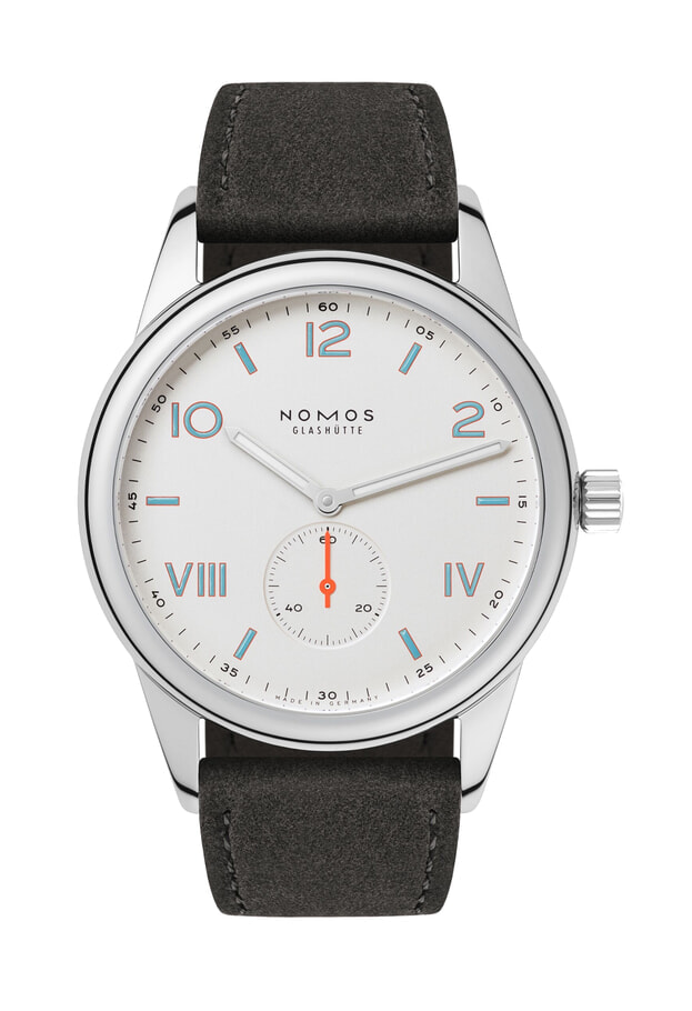 NOMOS Glashütte Club Campus 38 ΚΟΥΡΔΙΣΤΟ 38.5mm Ασημί καντράν