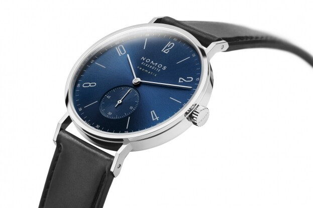 NOMOS Glashutte TANGENTE NEOMATIK 39 BLUE dial GOLD 38.5 mm automatic Inglessis