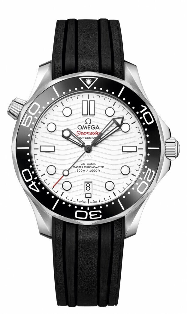 OMEGA Seamaster Diver 300M Co-Axial Master Chronometer 42mm Λευκό Καντράν