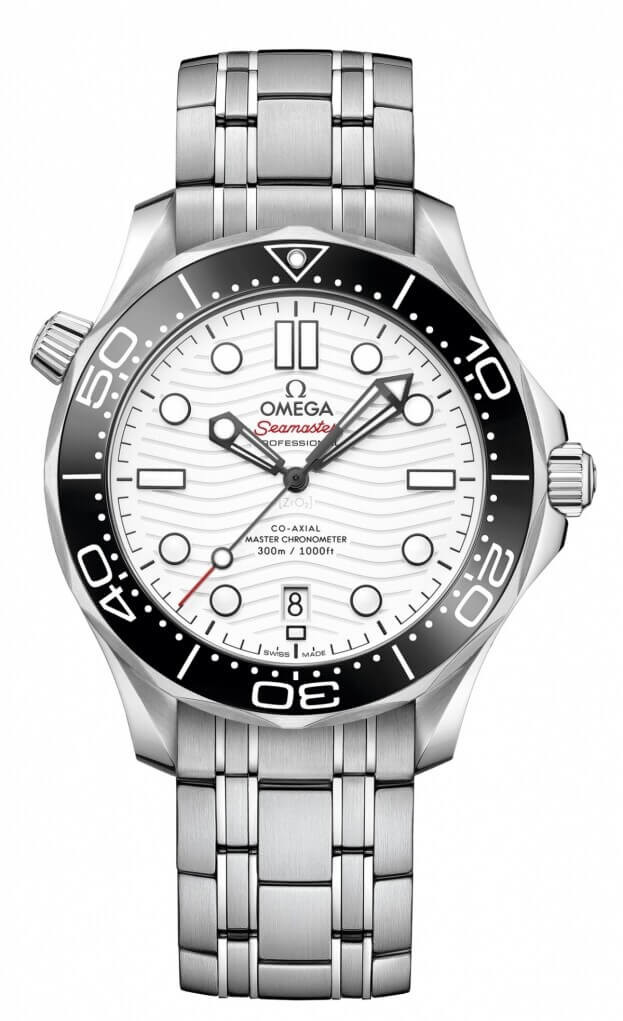 OMEGA Seamaster Diver 300M Co-Axial Master Chronometer 42mm Λευκό Καντράν