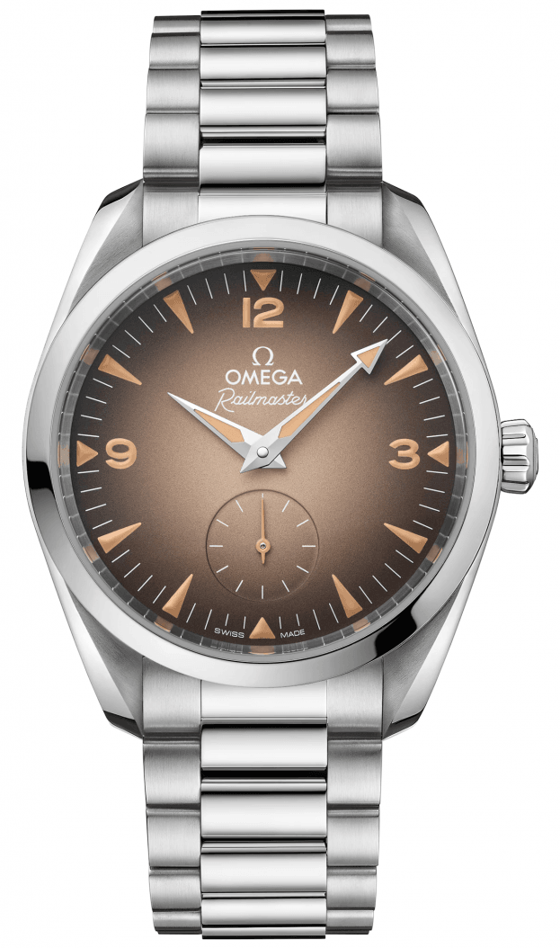 OMEGA Seamaster Railmaster Automatic 38mm Beige Brown Dial