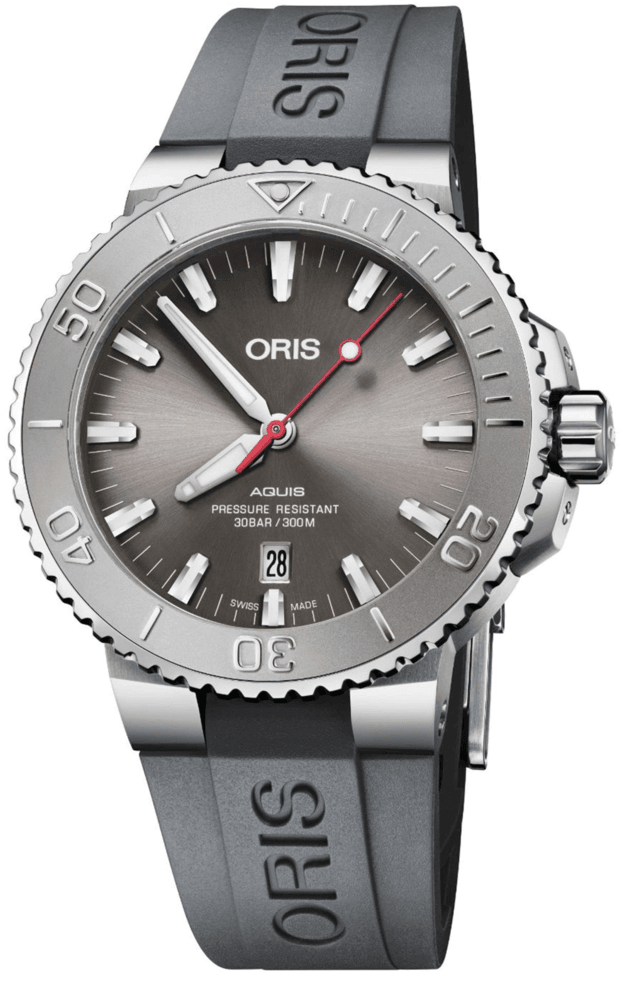 ORIS AQUIS DATE Aytomatic 43.5mm Γκρι Καντράν