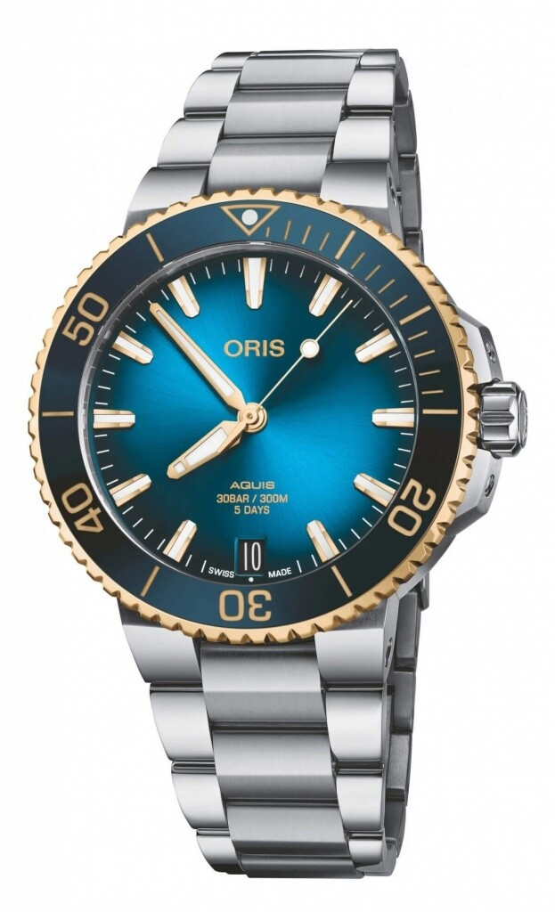 ORIS AQUIS DATE CALIBRE 400 Automatic 41.50mm Μπλε Καντράν