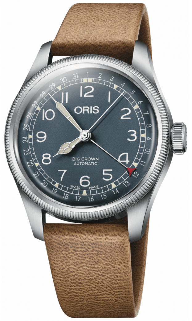 ORIS Big Crown Pointer Date Αυτόματο 40mm Μπλε Καντράν