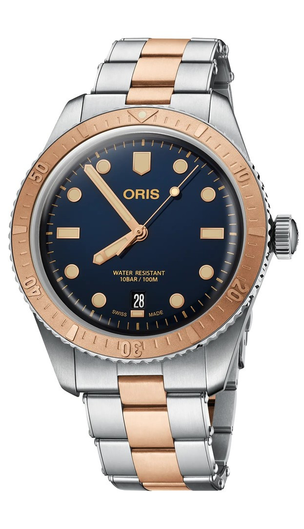 ORIS Divers Sixty-Five Automatic 40mm Μπλε Καντράν