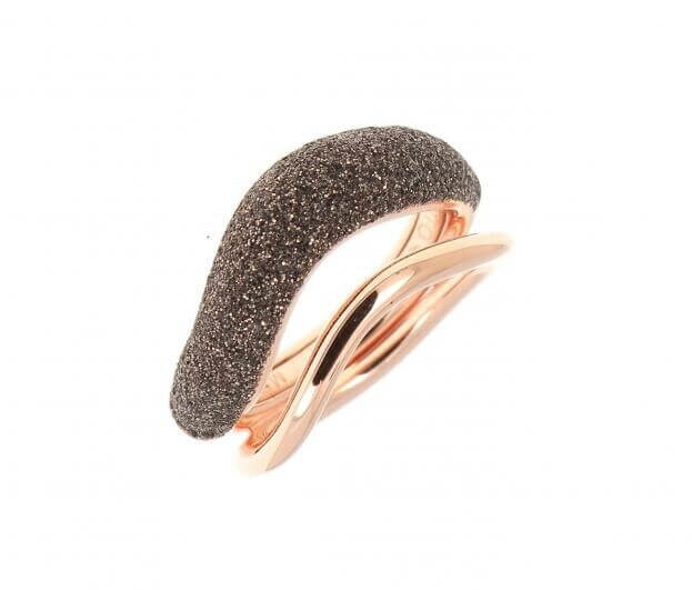 PESAVENTO ANELLI RING PINK SHINY BROWN DUST WPLVA1065