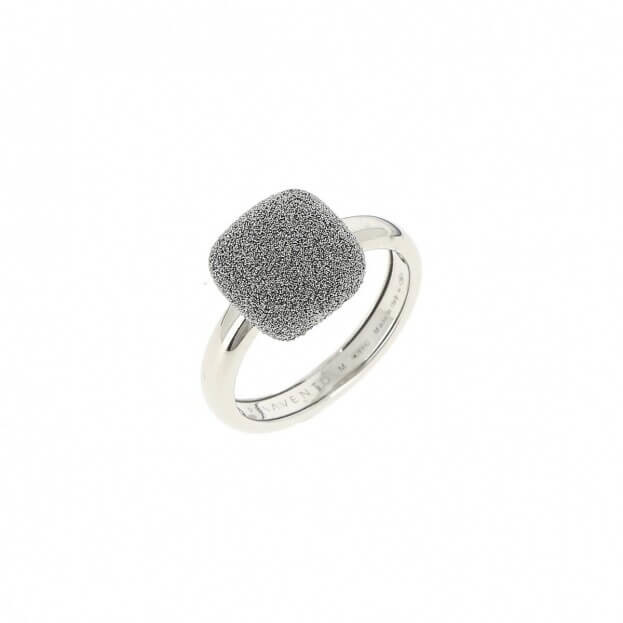 PESAVENTO Ring Coctail 18K White Gold With Diamond Dust