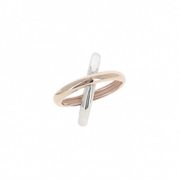 PESAVENTO Ring Forever Chic Rose Gold Plated Sterling Silver