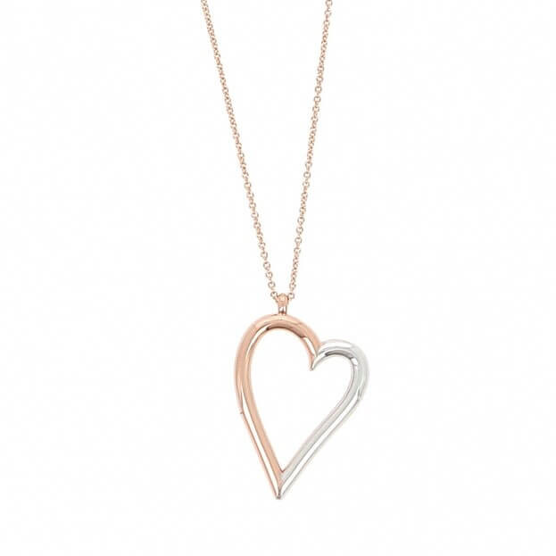 PESAVENTO Necklace Pink Polvere Di Sogni Shiny Rose Gold Plated Sterling Silver