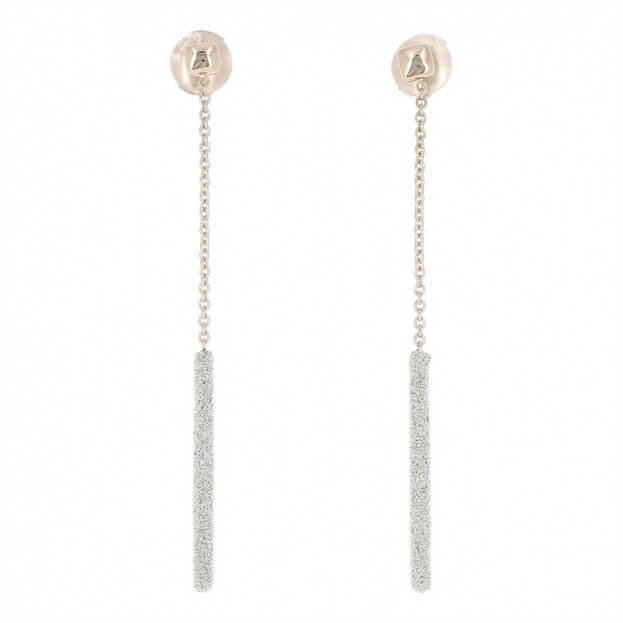 PESAVENTO Earrings Coctail 18K Rose Gold With Diamond Dust