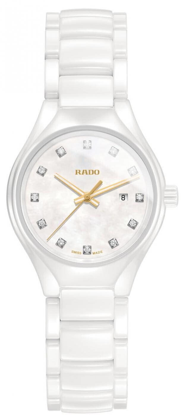 RADO TRUE 30mm WHITE DIAL LADIES DIAMONDS WATCH