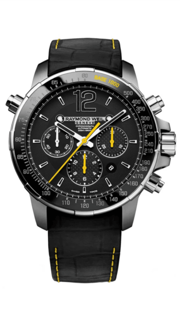 RAYMOND WEIL Nabucco Automatic Chronograph 46mm μαυρο καντραν