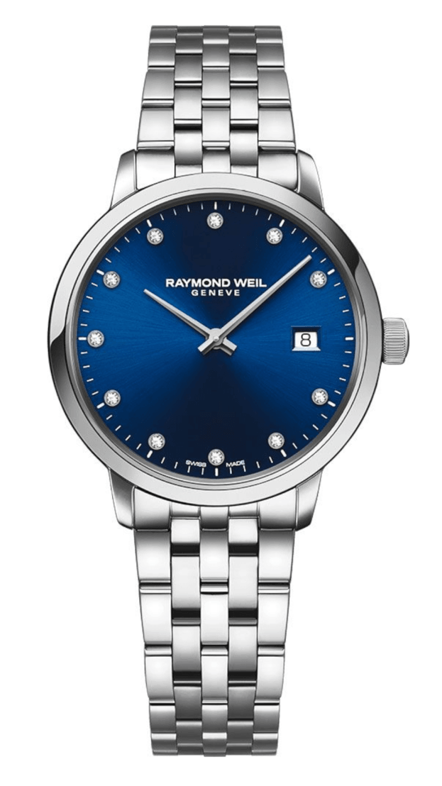 RAYMOND WEIL Toccata Ladies Quartz 29mm Μπλε Καντράν με Μπριγιάν