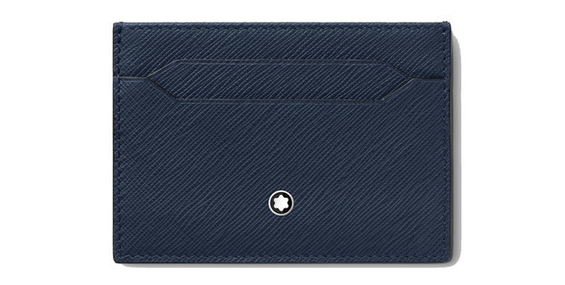 Montblanc Sartorial card holder 5cc blue