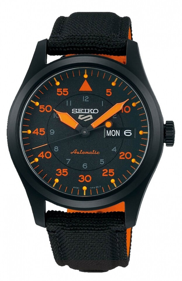 SEIKO 5 Sports 'Flieger' Automatic  Black Dial Mens Watch - Inglessis