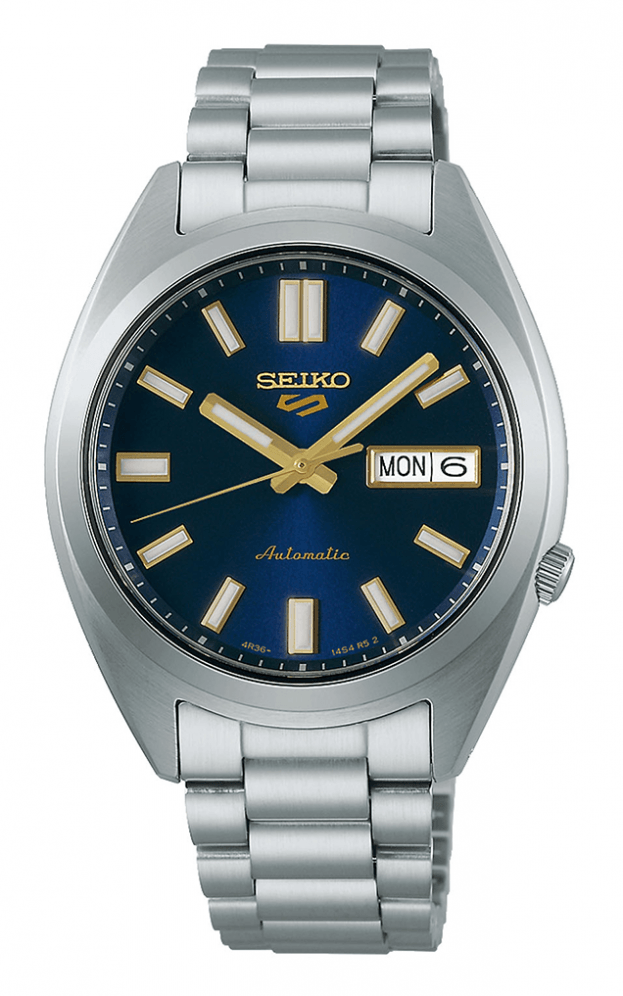 SEIKO 5 Sports Αυτόματο 37,4mm Μπλε Καντράν