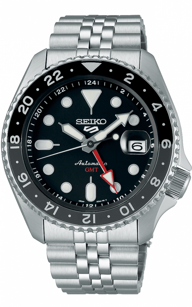 SEIKO 5 Sports GMT Automatic 42.5mm Μαύρο Καντράν