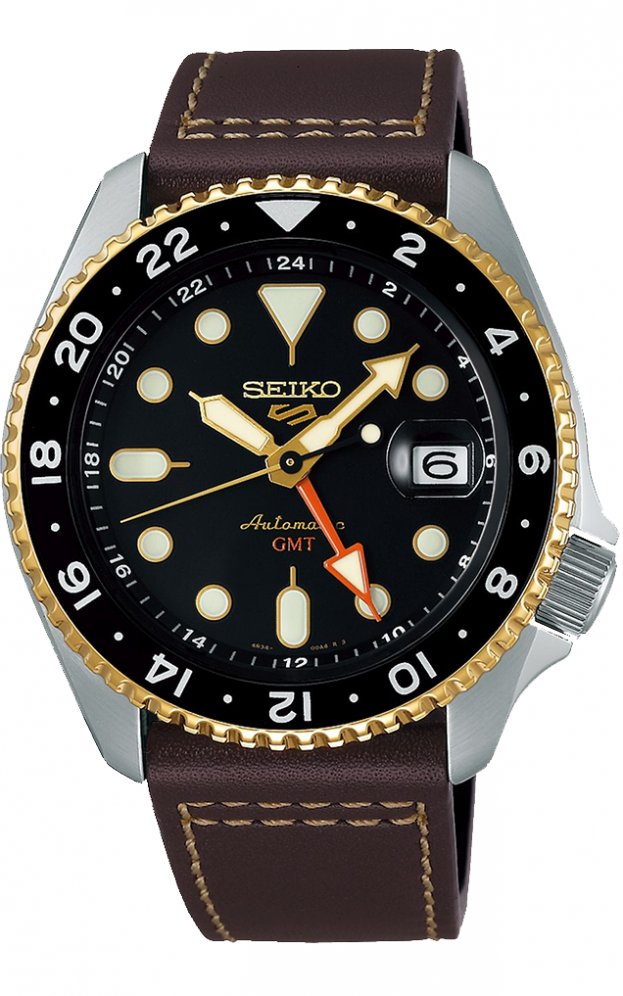 SEIKO 5 Sports SKX GMT Automatic 42,5mm Black Dial