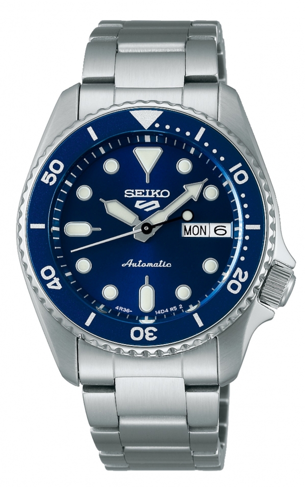 SEIKO 5 Sports 'Street Denim' Αυτόματο 38mm Μπλε Καντράν