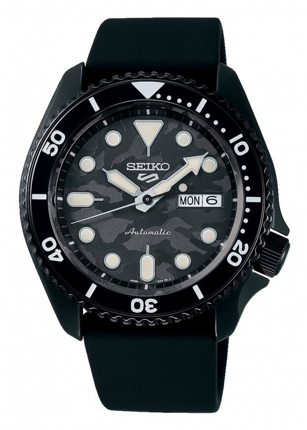 SEIKO 5 Sports x Yuto Horigome SKX Limited Edition 42.5mm Πράσινο Καντράν Ανδρικό Ρολόι