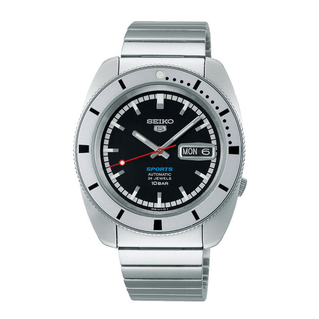 SEIKO 5 SPORTS “Pepper black” 38.5mm μαυρο καντραν