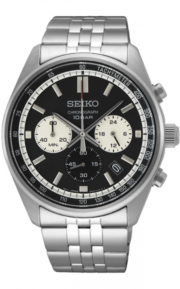 SEIKO Conceptual Series 41.5mm μαυρο ΚΑΝΤΡΑΝ