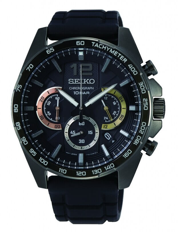 SEIKO Conceptual Series Chronograph 43.9mm Μαύρο Καντράν