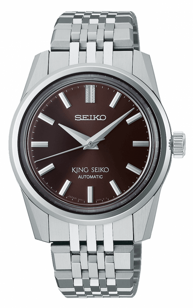 SEIKO King Seiko Automatic 37mm Καφέ Καντράν