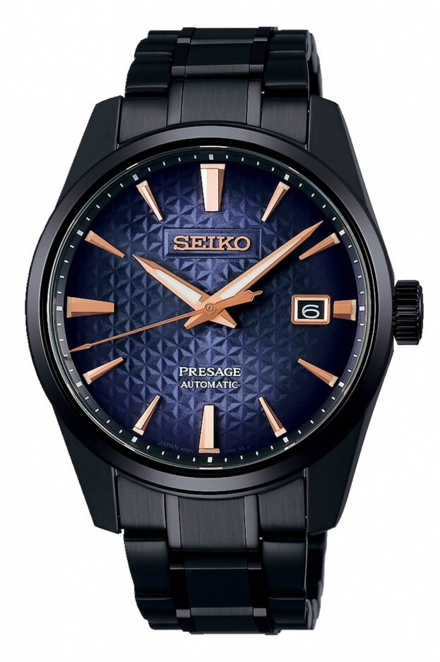 SEIKO Presage 'Akebono' Sharp Edged Automatic Limited Edition 39.3mm Μπλε Καντράν Ανδρικό Ρολόι