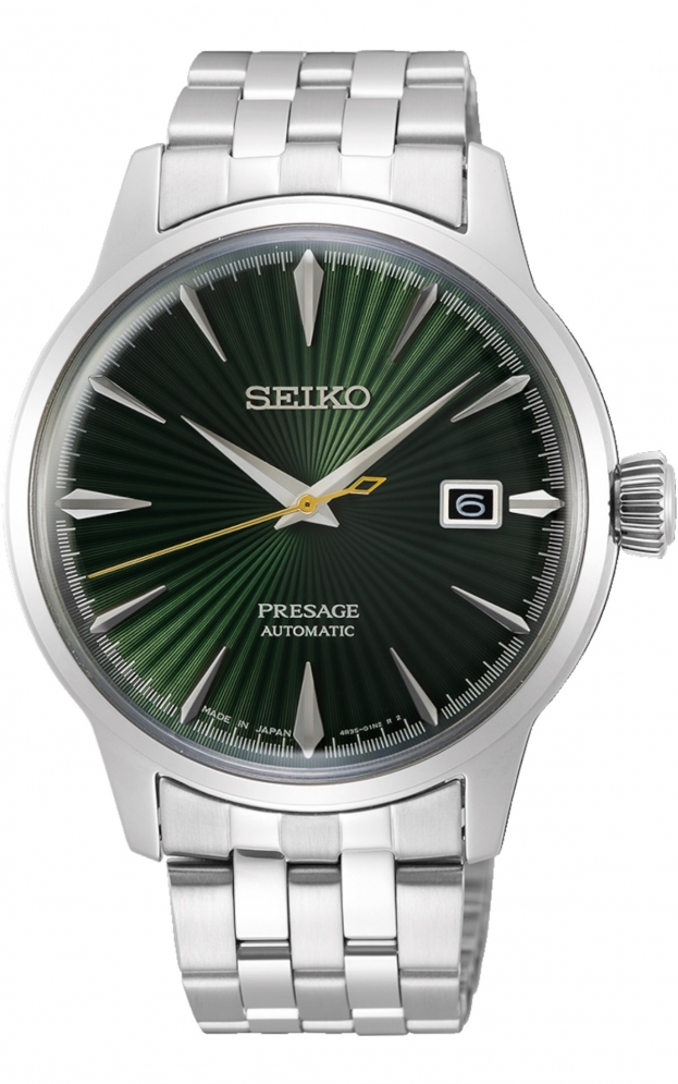 SEIKO Presage Cocktail Time: 'Mockingbird' Αυτόματο 40.5mm Πράσινο Καντράν
