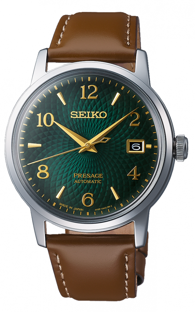SEIKO Presage Cocktail Time 'Mojito' Αυτόματο 38,5mm Πράσινο Καντράν
