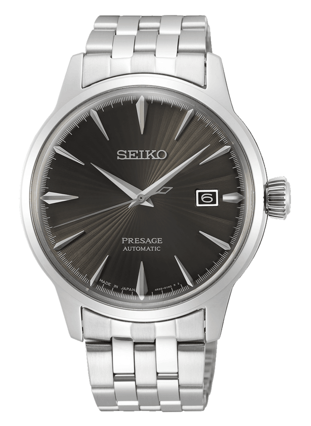 SEIKO Presage Cocktail Time: 'Espresso Martini' Aυτόματο 40,5mm Γκρι Καντράν