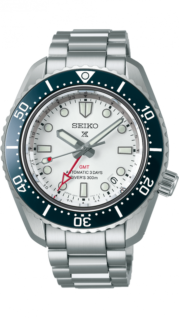 SEIKO Prospex 1968 Heritage Diver’s GMT 60th Anniversary Automatic 42mm White Dial