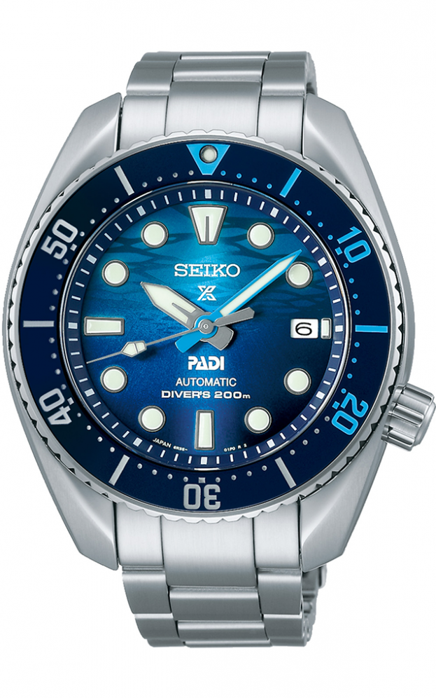 SEIKO Prospex 'Great Blue' Sumo Scuba PADI Special Edition 45mm μπλε καντραν